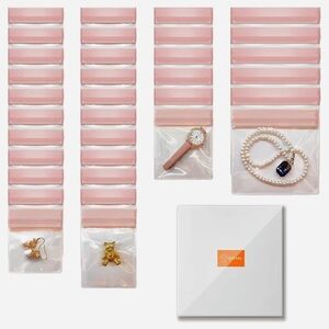 Jewelry Organizer Bags with Pink Accents